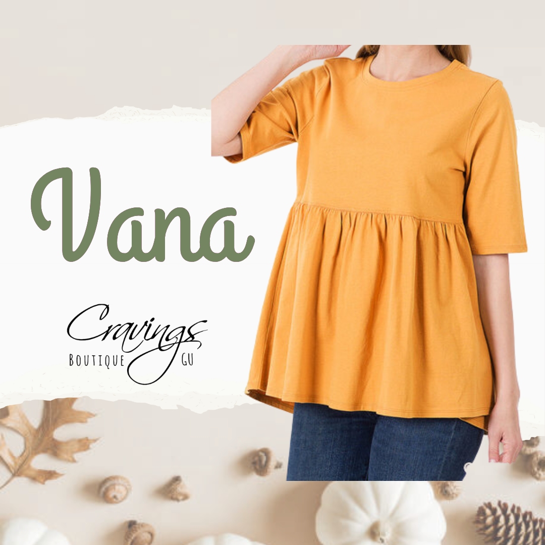 Vana ~ Golden Mustard